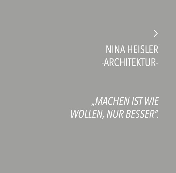 Nina Heisler Architektur
